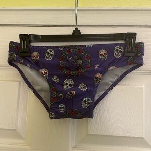 MEN’s Day Of The Dead Swim Brief size MEDIUM (28-32)